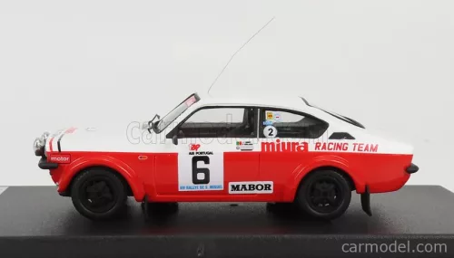 OPEL  KADETT GT/E N 6 WINNER RALLY AZORES VOLTA A S.MIGUEL 1979 J.P.BORGES - R.BEVILACQUA  WHITE RED