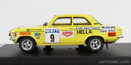 OPEL  ASCONA A N 9 RALLY 1000 LAKES 1974 B.WALDEGAARD - A.HERTZ  YELLOW