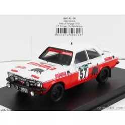   OPEL  ASCONA (night version) N 57 RALLY PORTUGAL 1978 J.P.BORGES - R.BEVILACQUA  RED WHITE