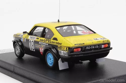 OPEL  KADETT GT/E (night version) N 18 RALLY MONTECARLO 1978 L.CARLSSON - B.DE JONG  YELLOW BLACK