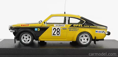 OPEL  KADETT GT/E N 28 RALLY MONTECARLO 1976 A.KULLANG - J.ANDERSSON