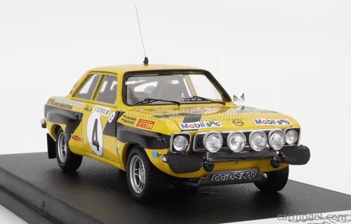 OPEL  ASCONA (night version) N 4 RALLY MONTECARLO 1975 W.ROHRL - C.BILLSTAM  YELLOW BLACK