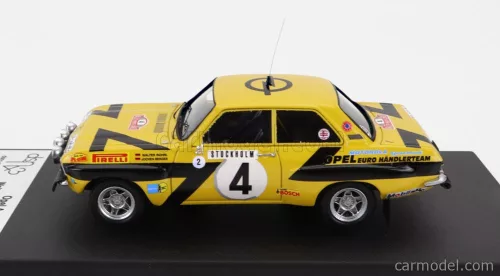OPEL  ASCONA (night version) N 4 RALLY MONTECARLO 1975 W.ROHRL - C.BILLSTAM  YELLOW BLACK