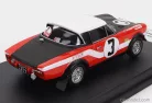 FIAT  124 ABARTH (night version) N 3 RALLY OF POLAND 1973 A.PAGANELLI - N.RUSSO  RED BLACK WHITE