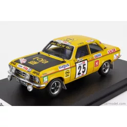   OPEL  ASCONA (night version) N 25 RALLY TAP 1973 M.QUEPE - M.AMARAL  YELLOW BLACK