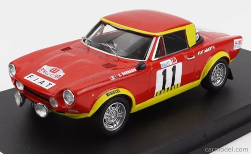 FIAT  124 ABARTH N 11 RALLY TAP 1974 S.BARBASIO - P.SODANO  RED YELLOW