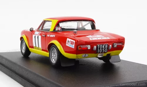 FIAT  124 ABARTH N 11 RALLY TAP 1974 S.BARBASIO - P.SODANO  RED YELLOW