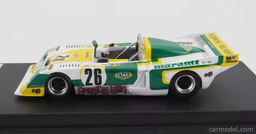 CHEVRON  B36 2.0L S4 TEAM SOCIETE RACING N 26 24h LE MANS 1979 P.ROUSSELOT - M.DUBOIS - M.MENANT  WHITE GREEN YELLOW