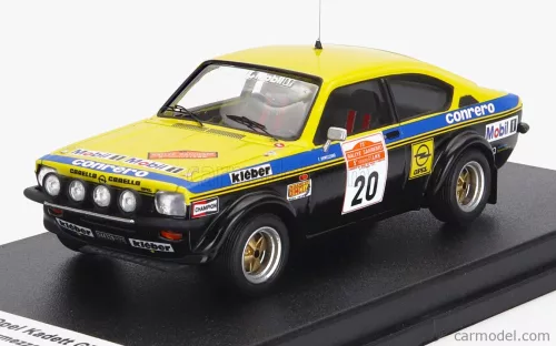 OPEL  KADETT GT/E (night version) N 20 RALLY SANREMO 1977 F.ORMEZZANO - R.MEIOHAS  YELLOW BLACK