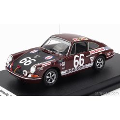   PORSCHE  911T TEAM EGRETEAUD N 66 24h LE MANS 1969 J.EGRETEAUD - R.LOPEZ  BORDEAUX BLACK