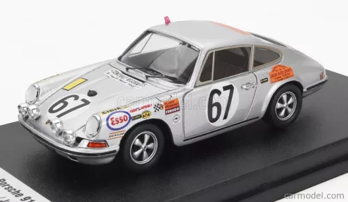 PORSCHE  911S TEAM J.FARJON N 67 24h LE MANS 1969 PHILIPPE FARJON - JACKY DECHAUMEL  SILVER