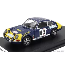   PORSCHE  911S COUPE N 82 TAP RALLY 1970 COLACO MARQUES - JORGE CIRNE  BLUE YELLOW