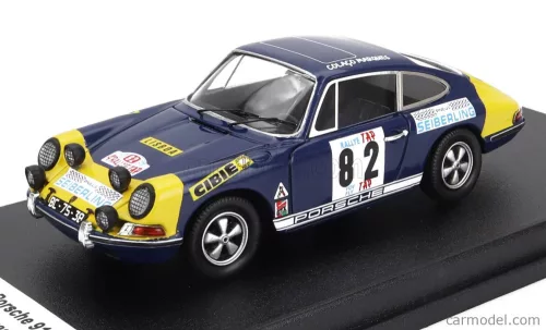 PORSCHE  911S COUPE N 82 TAP RALLY 1970 COLACO MARQUES - JORGE CIRNE  BLUE YELLOW