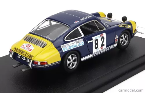 PORSCHE  911S COUPE N 82 TAP RALLY 1970 COLACO MARQUES - JORGE CIRNE  BLUE YELLOW