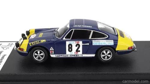 PORSCHE  911S COUPE N 82 TAP RALLY 1970 COLACO MARQUES - JORGE CIRNE  BLUE YELLOW