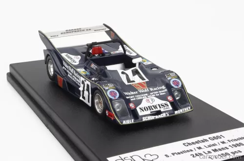 CHEETAH  G601 SPIDER TEAM RACING FANS N 21 24h LE MANS 1980 MARC FRISCHKNECHT - SANDRO PLASTINA - MARIO LUINI  BLUE