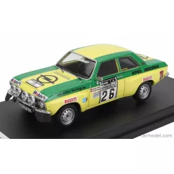   OPEL  ASCONA 1.9 SR (night version) N 26 RALLY RAC LOMBARD 1973 WALTER ROHRL - JOCHEN BERGER  GREEN YELLOW