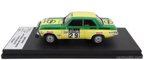 OPEL  ASCONA 1.9 SR (night version) N 29 8tH RALLY RAC LOMBARD 1973 LARS CARLSSON - PETER PETERSEN  GREEN YELLOW