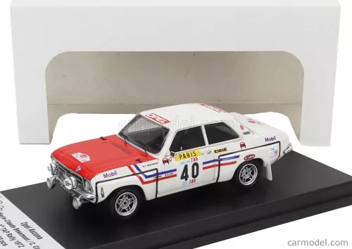 OPEL  ASCONA (night version) N 40 RALLY TAP 1972 MARIE CLAUDE BEAUMONT - CHRISTINE CICANOT  WHITE RED