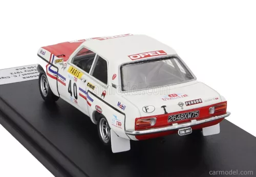 OPEL  ASCONA (night version) N 40 RALLY TAP 1972 MARIE CLAUDE BEAUMONT - CHRISTINE CICANOT  WHITE RED