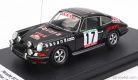 PORSCHE  911S COUPE (night version) N 17 RALLY PORTUGAL 1977 MARIO SILVA - SA CHAVES  BLACK