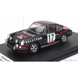   PORSCHE  911S COUPE (night version) N 17 RALLY PORTUGAL 1977 MARIO SILVA - SA CHAVES  BLACK
