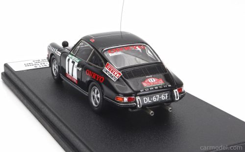 PORSCHE  911S COUPE (night version) N 17 RALLY PORTUGAL 1977 MARIO SILVA - SA CHAVES  BLACK