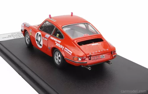 PORSCHE  911T COUPE TEAM WICKY RACING N 42 24h LE MANS 1970 GUY VERRIER - SYLVAIN GARANT  ORANGE