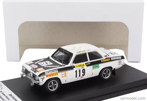 OPEL  ASCONA (night version) N 119 WINNER RALLY TAP 1971 MANUEL GOMES PEREIRA - JOSE MARCAL  WHITE BLACK