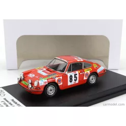   PORSCHE  911S COUPE (night version) N 85 RALLY TAP 1972 GIOVANNI SALVI - LUIGI VALLE  ORANGE