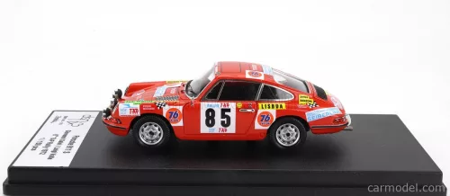 PORSCHE  911S COUPE (night version) N 85 RALLY TAP 1972 GIOVANNI SALVI - LUIGI VALLE  ORANGE