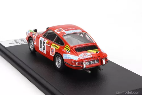 PORSCHE  911S COUPE (night version) N 85 RALLY TAP 1972 GIOVANNI SALVI - LUIGI VALLE  ORANGE