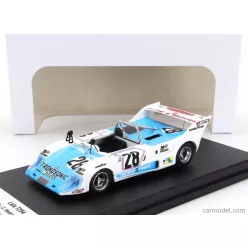   LOLA  T294 1994cc S4 TEAM SOCIETE RACING ORGANISATION COURSE N 28 24h LE MANS 1975 FRANCOIS SERVANIN - JACQUES HENRY - ALBERT DUFRENE  WHITE LIGHT BLUE