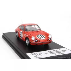   PORSCHE  911S COUPE TEAM FARJON N 60 24h LE MANS 1967 ANDRE WICKY - PHILIPPE FARJON  ORANGE