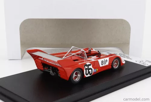 LOLA  T292 N 65 1000km SPA 1973 CARLOS GASPER - JORGE PINHOL  RED WHITE