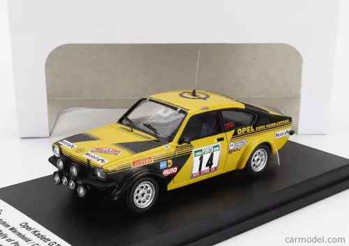 OPEL  KADETT GTE (nighr version) N 14 RALLY PORTUGAL 1978 ACHIM WARMBOLD - CLAES BILLSTAM  YELLOW BLACK