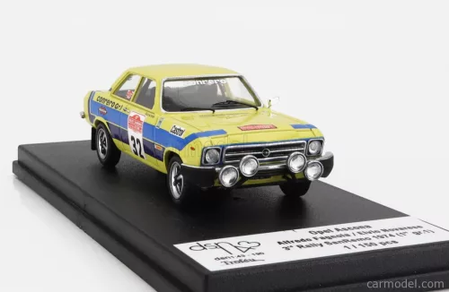 OPEL  ASCONA (night version) N 32 3rd RALLY SANREMO 1974 ALFREDO FAGNOLA - EVIO NOVARESE  YELLOW BLUE