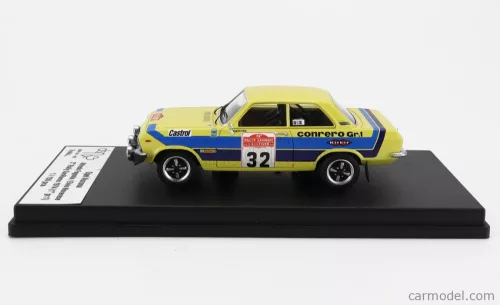 OPEL  ASCONA (night version) N 32 3rd RALLY SANREMO 1974 ALFREDO FAGNOLA - EVIO NOVARESE  YELLOW BLUE