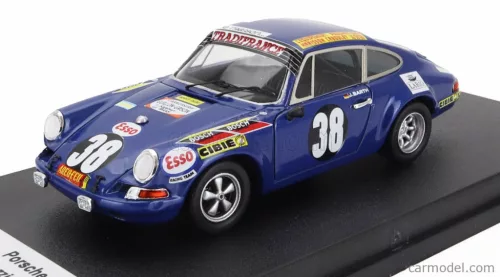 PORSCHE  911S COUPE (night version) N 38 24h LE MANS 1971 RENE MAZZIA - JURGEN BARTH  BLUE