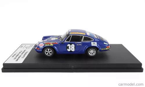 PORSCHE  911S COUPE (night version) N 38 24h LE MANS 1971 RENE MAZZIA - JURGEN BARTH  BLUE