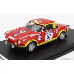   FIAT  124 ABARTH (night version) N 57 RALLY 1000 LAKES 1974 MARKETTA OKSALA - TERTTU AHO  RED YELLOW