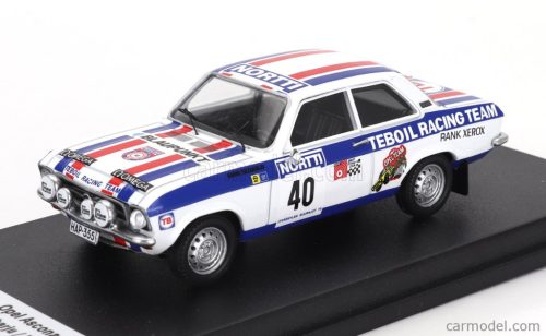 OPEL  ASCONA (night version) N 40 RALLY 1000 LAKES 1973 HANNU VALTAHARJU - RAIMO HALM  WHITE BLUE RED