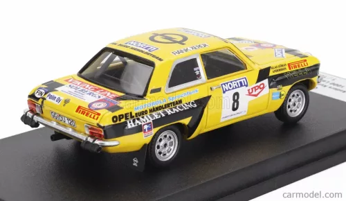 OPEL  ASCONA (night version) N 8 RALLY 1000 LAKES 1975 ANDERS KULLANG - CLAES-GORAN ANDERSSON  YELLOW