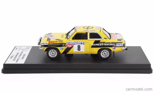 OPEL  ASCONA (night version) N 8 RALLY 1000 LAKES 1975 ANDERS KULLANG - CLAES-GORAN ANDERSSON  YELLOW