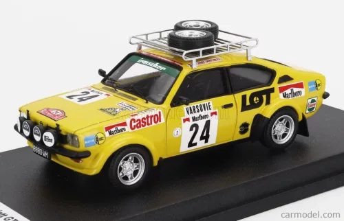 OPEL  KADETT GT/E (night version) N 24 RALLY MONTECARLO 1978 JERZY LANDSBERG - MAREK MUSZYNSKI  YELLOW