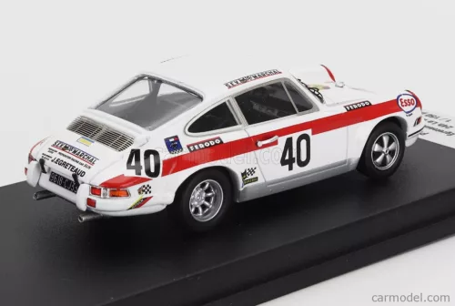 PORSCHE  911S COUPE N 40 24h LE MANS 1971 JEAN EGRETEAUD - JEAN MARIE JACQUEMIN  WHITE RED