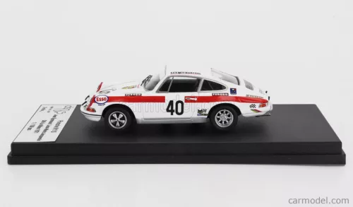 PORSCHE  911S COUPE N 40 24h LE MANS 1971 JEAN EGRETEAUD - JEAN MARIE JACQUEMIN  WHITE RED