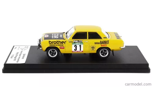 OPEL  ASCONA (night version) N 31 RALLY PORTUGAL 1976 ANTONIO DIEGUES - HENRIQUE ALEGRIA  YELLOW BLACK