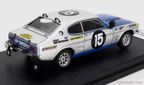 FORD ENGLAND  CAPRI 2600 (night version) N 15 RALLY EAST AFRICAN SAFARI 1970 ROBIN C. HILLYAR - JOHN AIRD (JOCK)  GREY MET BLUE