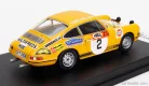 PORSCHE  911S COUPE (night version) N 2 WINNER RALLY SWEDISH 1970 BJORN WALDEGAARD - LARS HELMER  YELLOW
